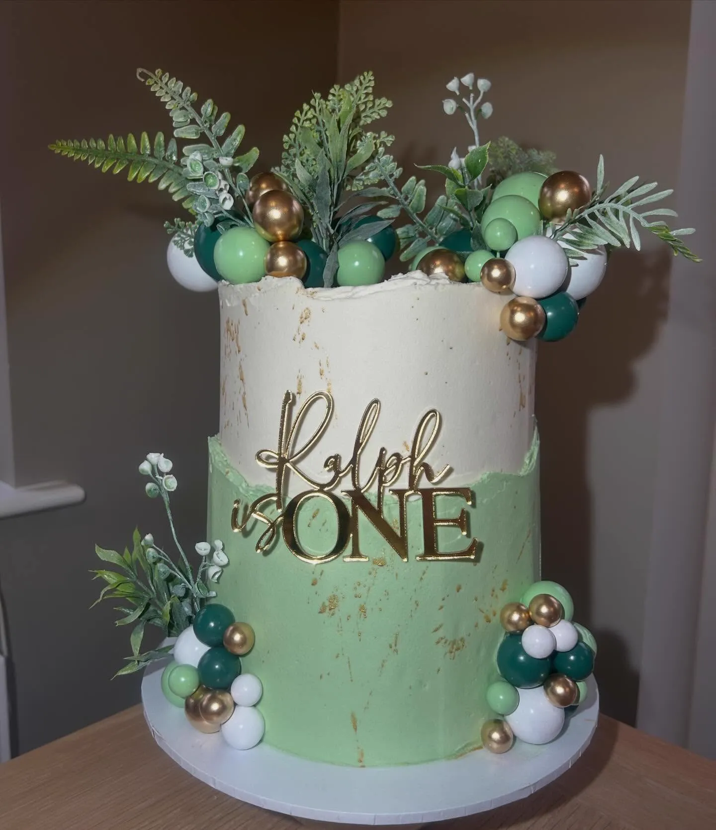 Peter Pan themed birthday cake