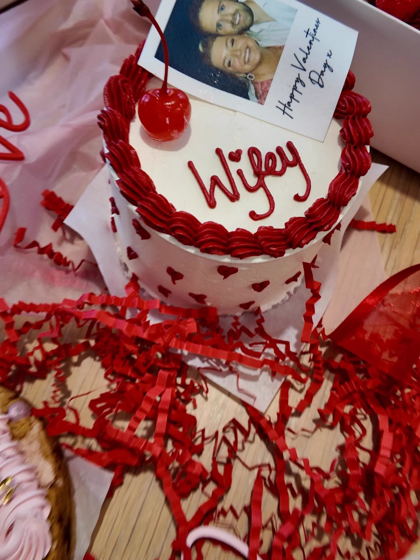 Floral first birthday cake